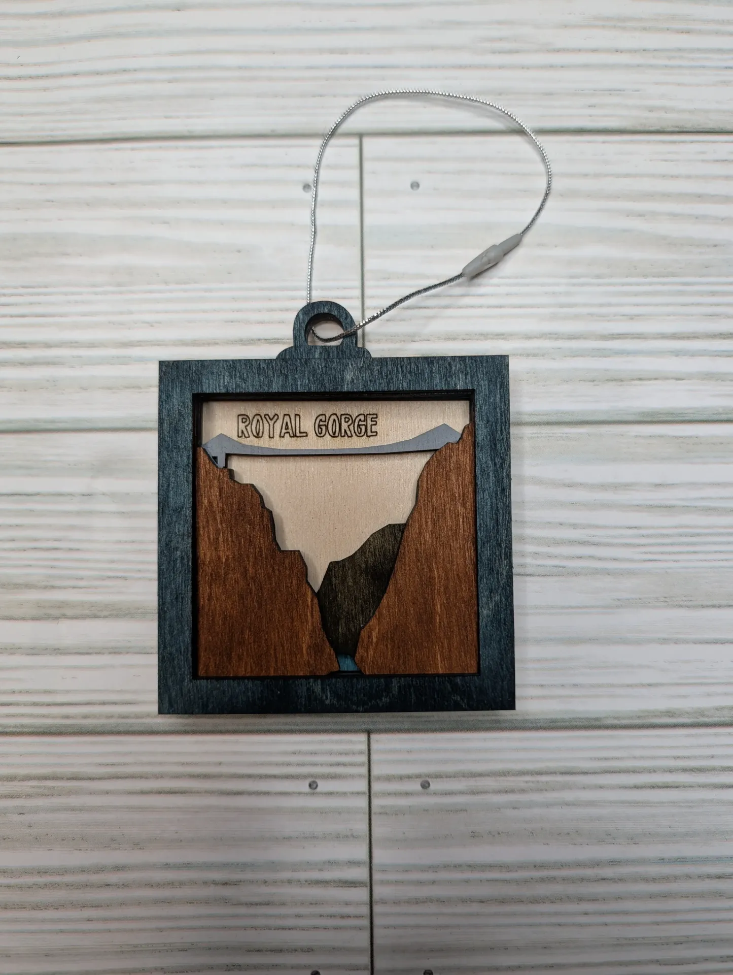 3" Bridge with River Ornament