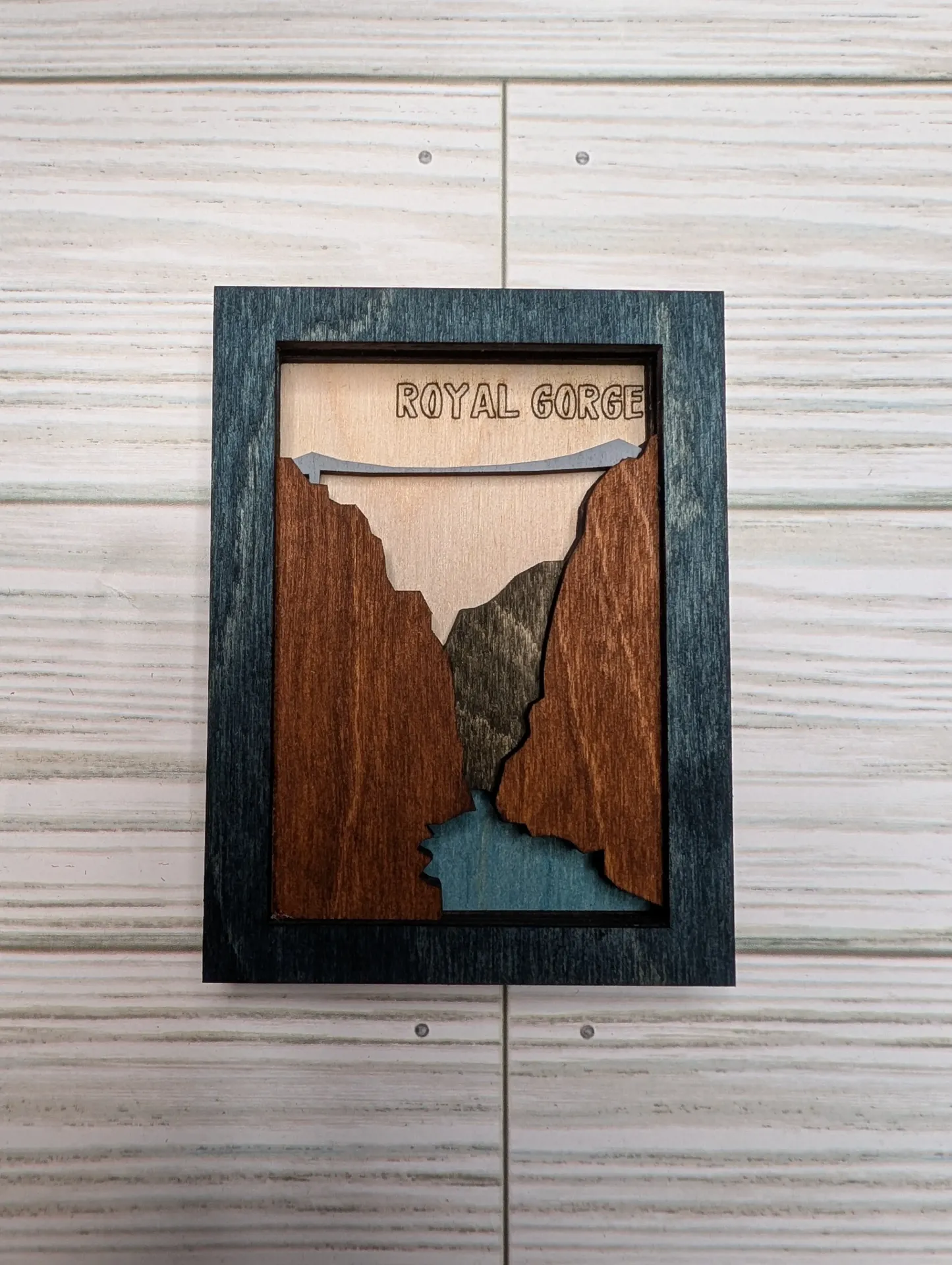 4"x3" Bridge with River