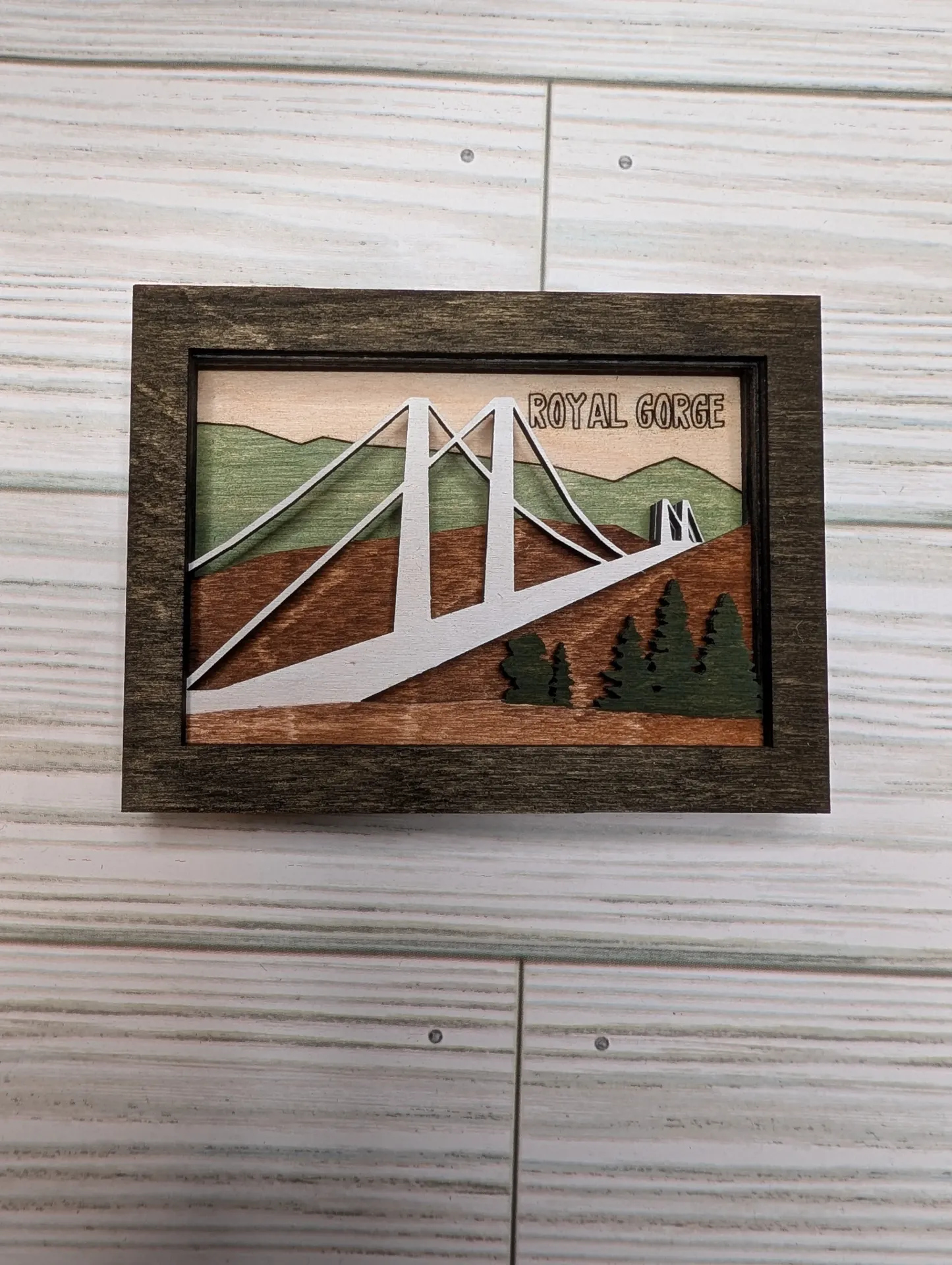 3"x4" Bridge with Trees