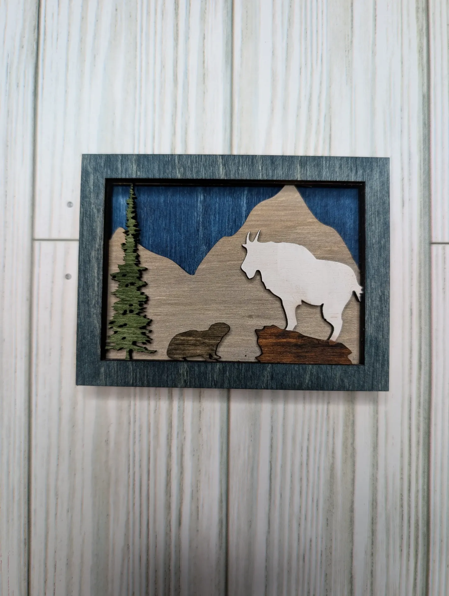 3"x4" Mountain Goat