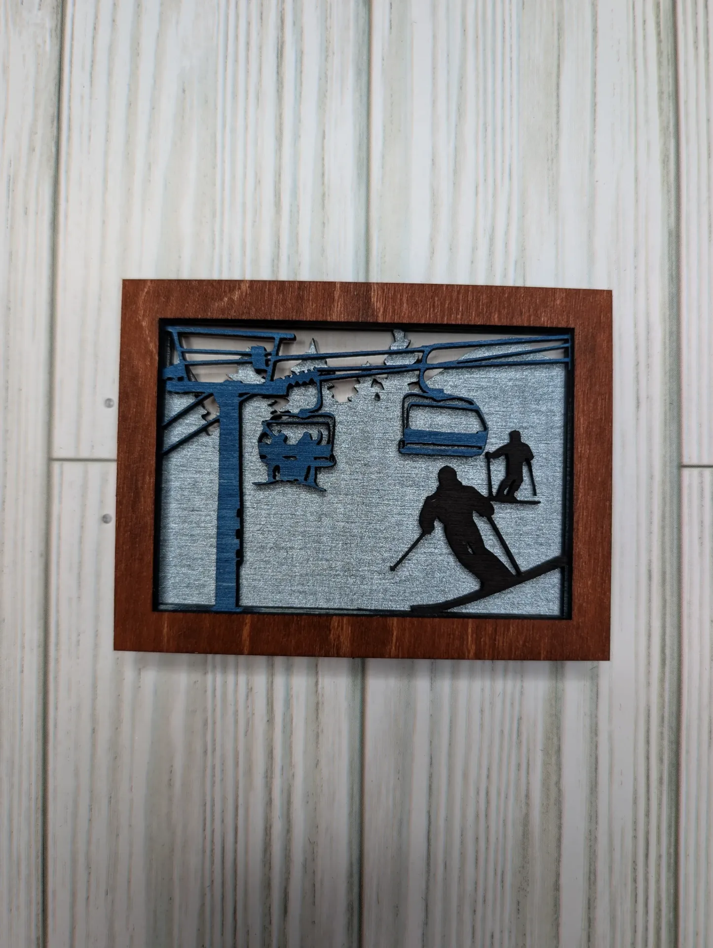 3"x4" Skiing