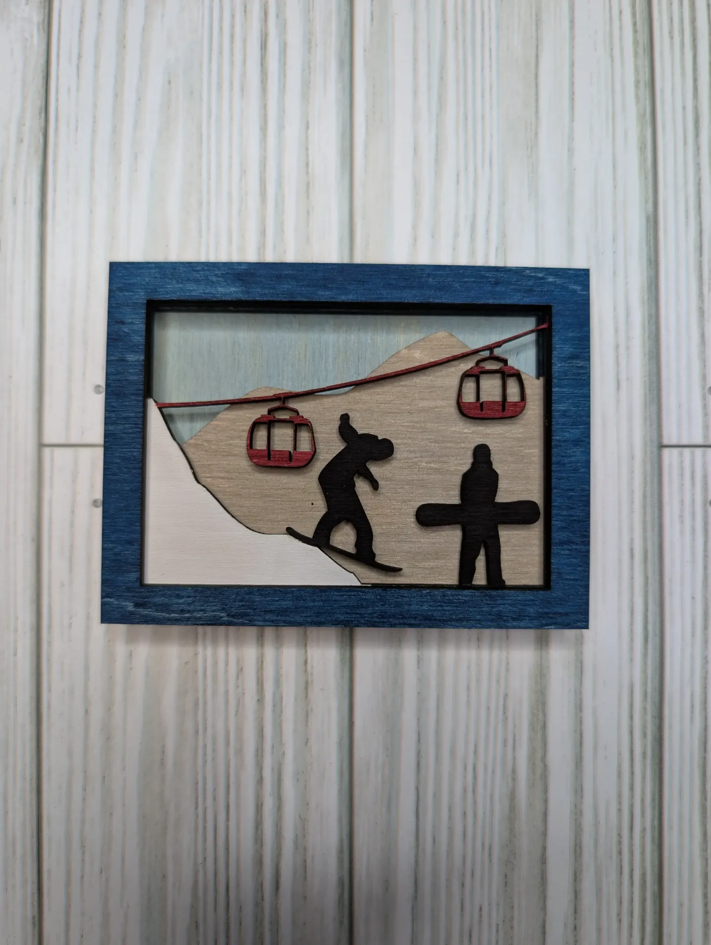 3"x4" Snowboarding