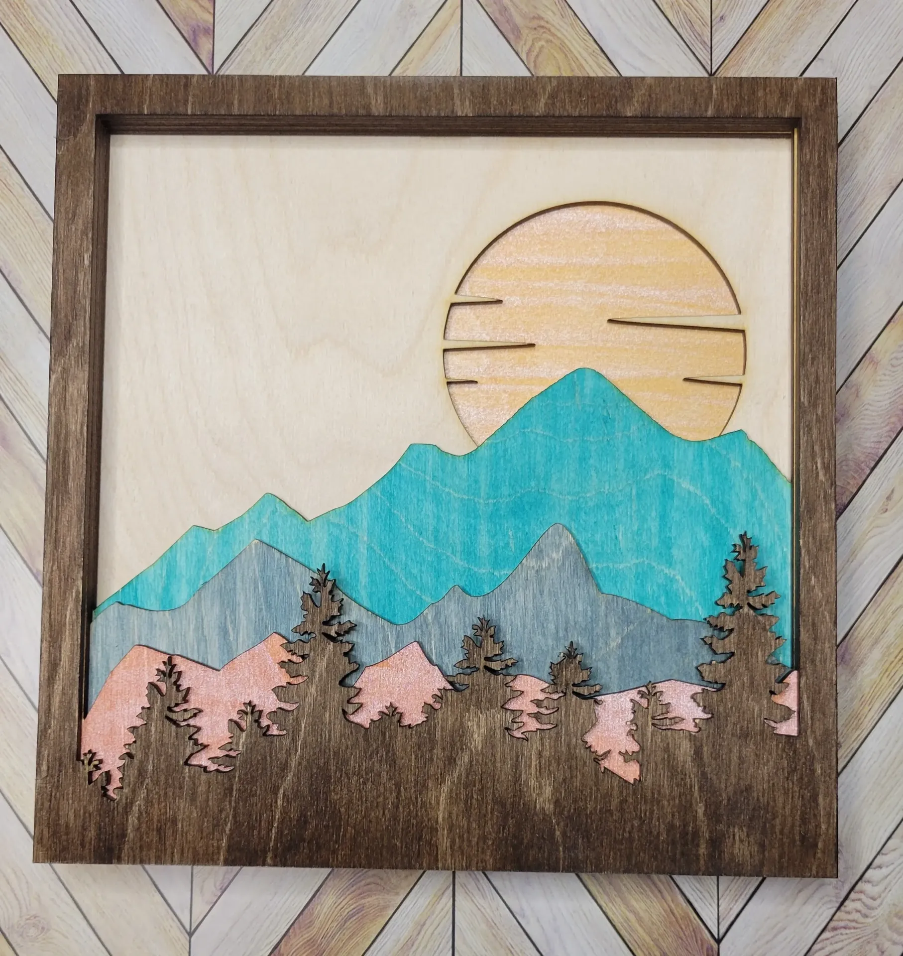 Mountain Sunset Med