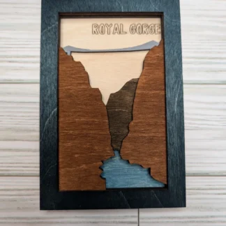 13"x9" Bridge with River