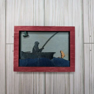 3"x4" Boat Fishing