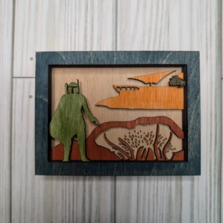 3"x4" Boba Fett