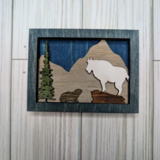 3"x4" Mountain Goat