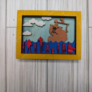 3"x4" One Piece