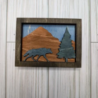 3"x4" Wolf