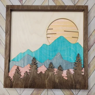 Mountain Sunset Med